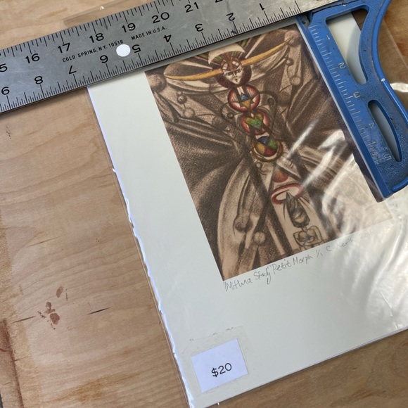 Spiritual Art Print Legit Mithra Alien - Picture 3 of 4